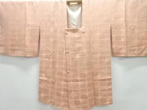 未使用品　葉模様織出し道行コート